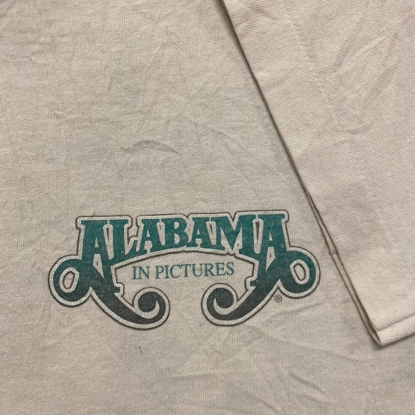 Vintage 90s Alabama Rock Band Pictures Single Stitch Tee