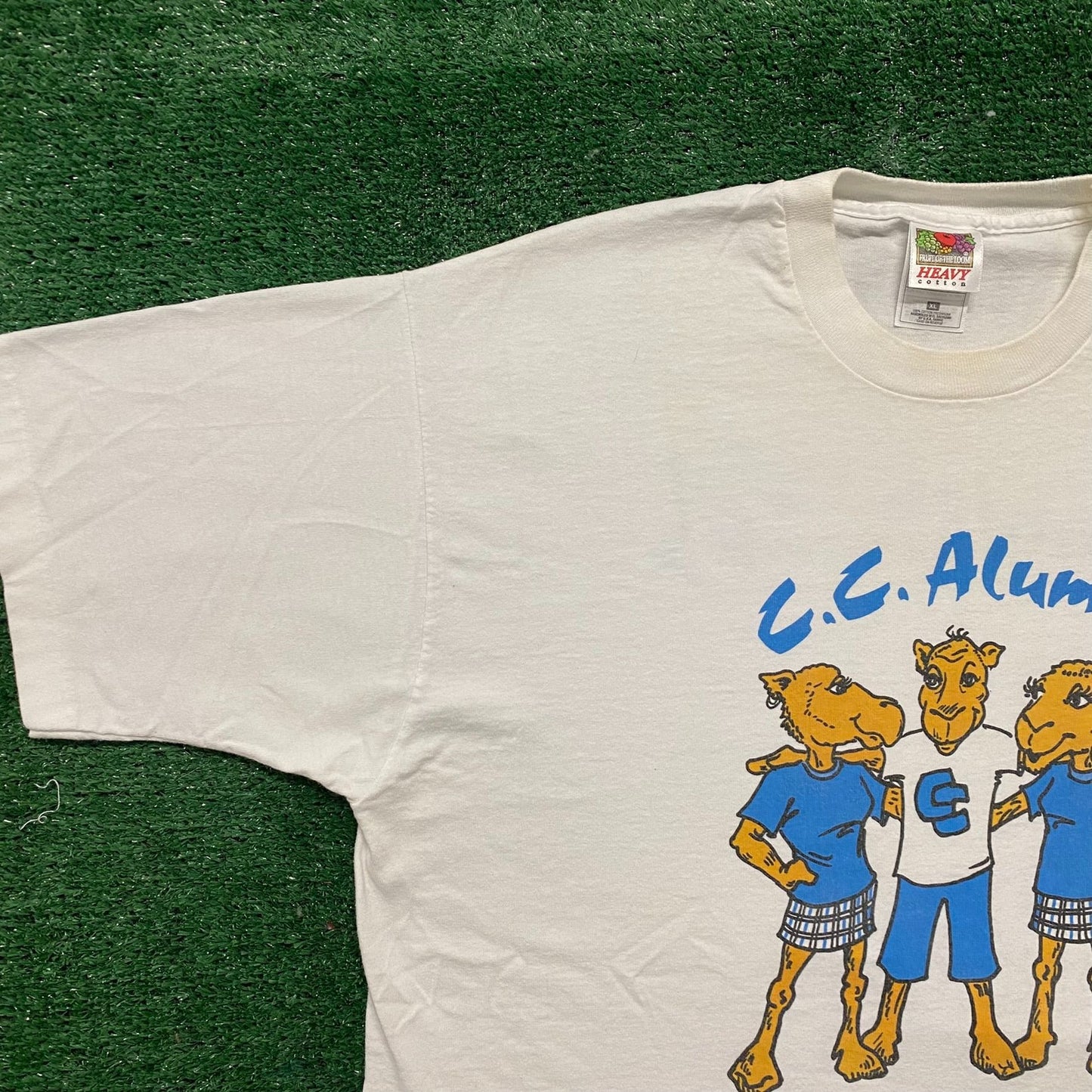 Vintage 90s Camel School Reunion Shirt Single Stitch Tee