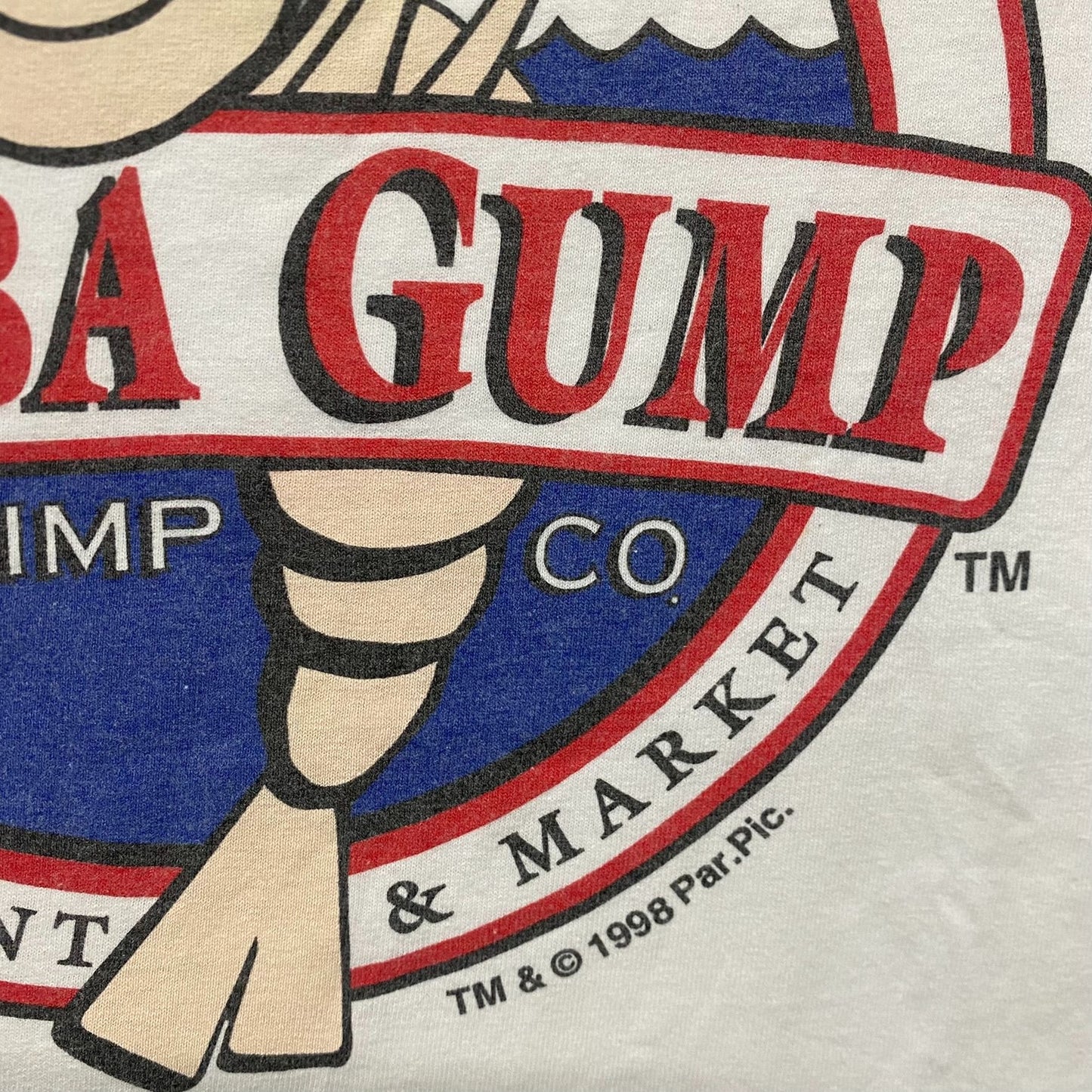 Vintage 90s Bubba Gump Shrimp Maui Movie Quote Tourist Tee