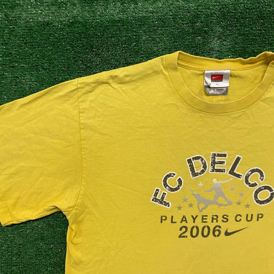 Vintage Y2K Nike Team FC Delco Soccer Sports Athletic Tee