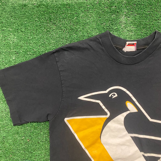 Vintage 90s Pittsburgh Penguins NHL Hockey Single Stitch Tee