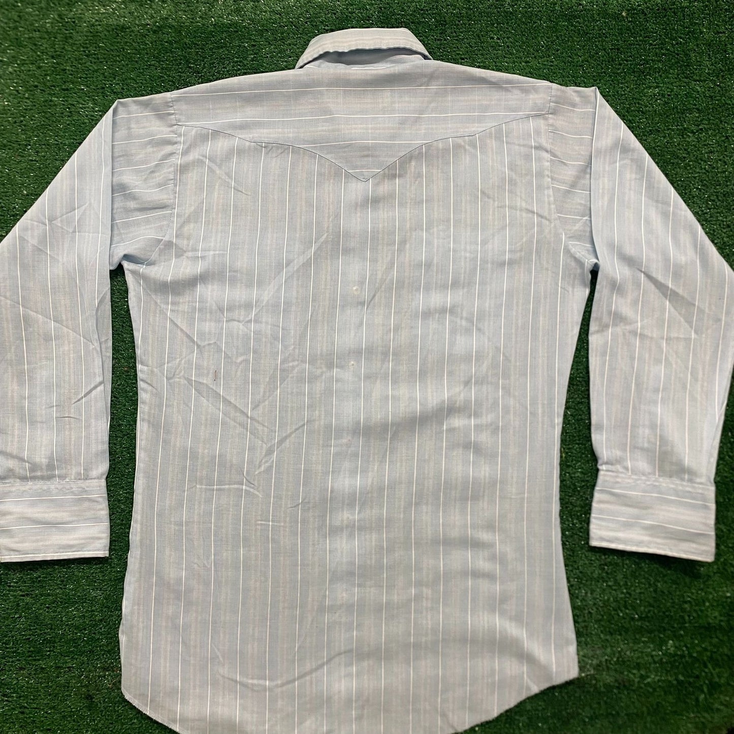 Vintage 80s Panhandle Slim Striped Pearl Snap Western Shirt