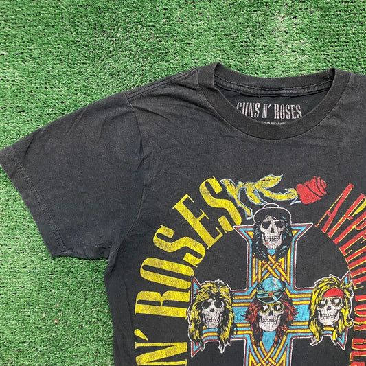 Guns N' Roses Appetite For Destruction Skulls Rock Band Tee