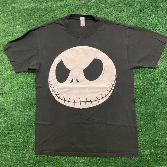 Jack Skellington Skull Vintage Emo Movie T-Shirt