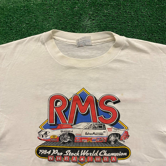 NHRA Chevy Racing Vintage 80s NASCAR T-Shirt