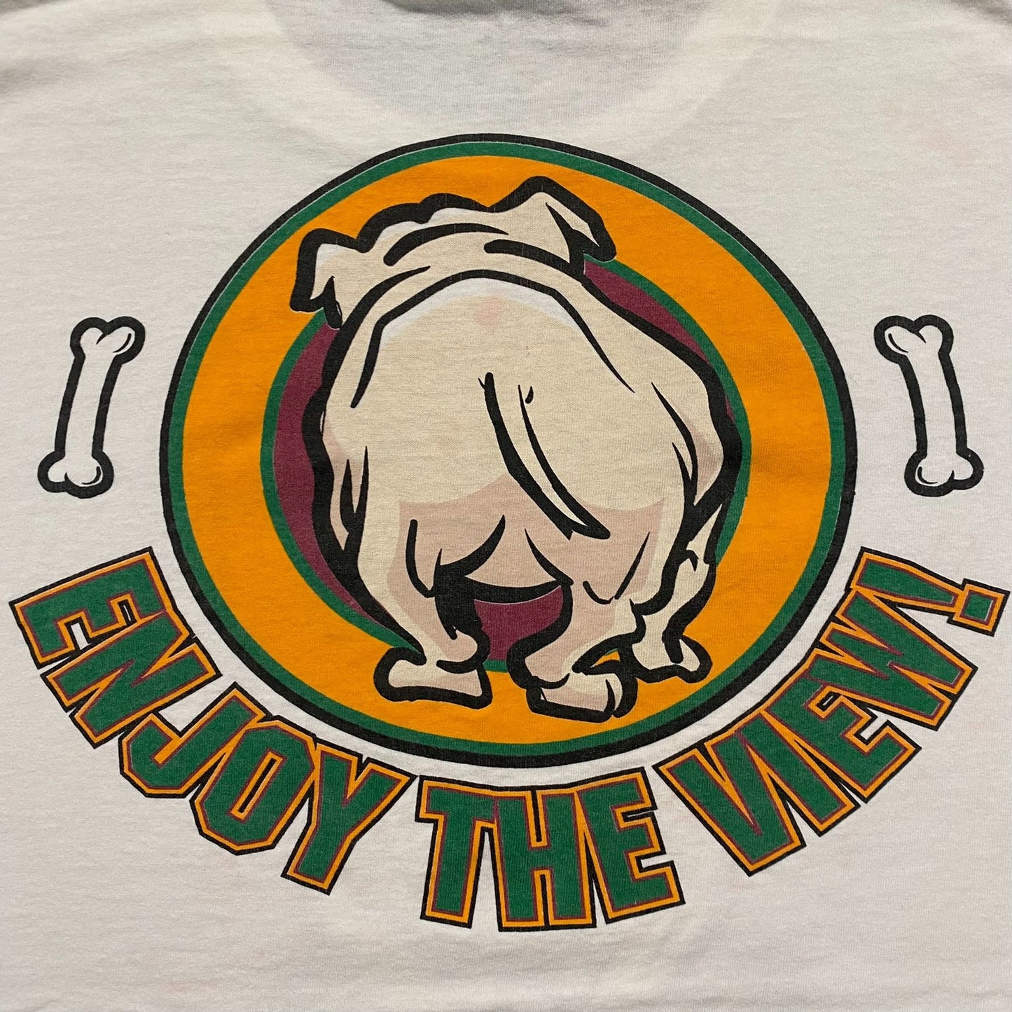 Vintage 90s Funny Dog Shirt Single Stitch Animal Humor Tee