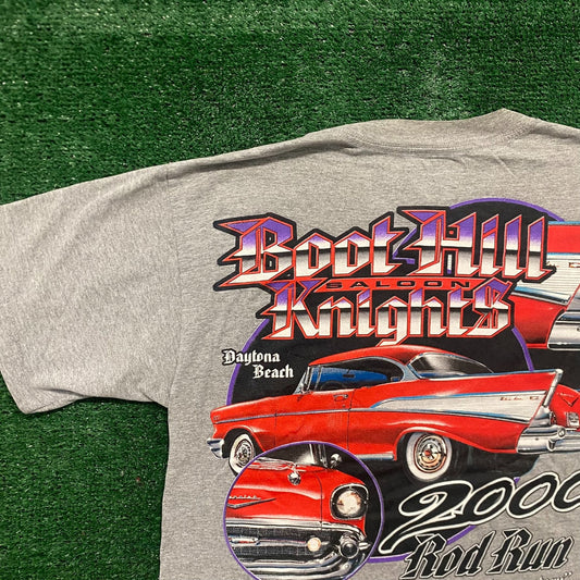 Vintage Y2K Boot Hill Saloon Hot Rods Essential Punk Tee