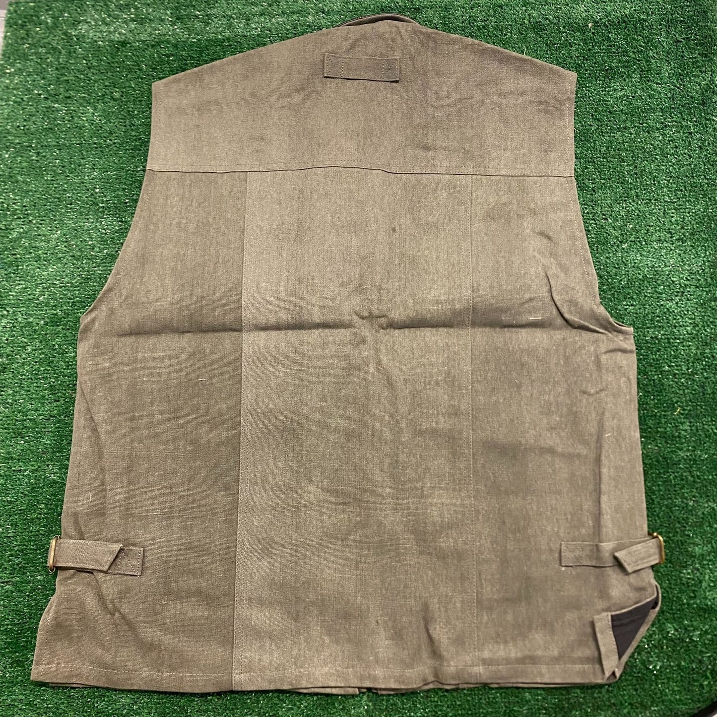 Gray Western Denim Cowboy Rancher Hunting Vest