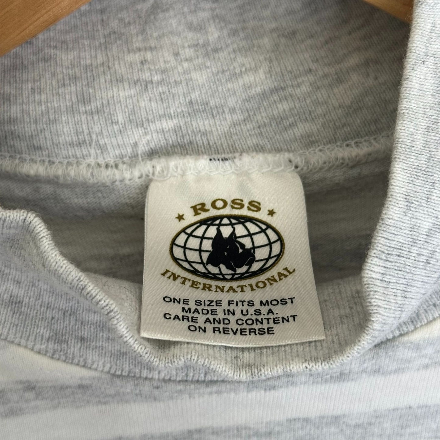 Vintage 90s Uni. Hawaii Rainbow Warriors Striped T-Shirt Long Sleeve College L