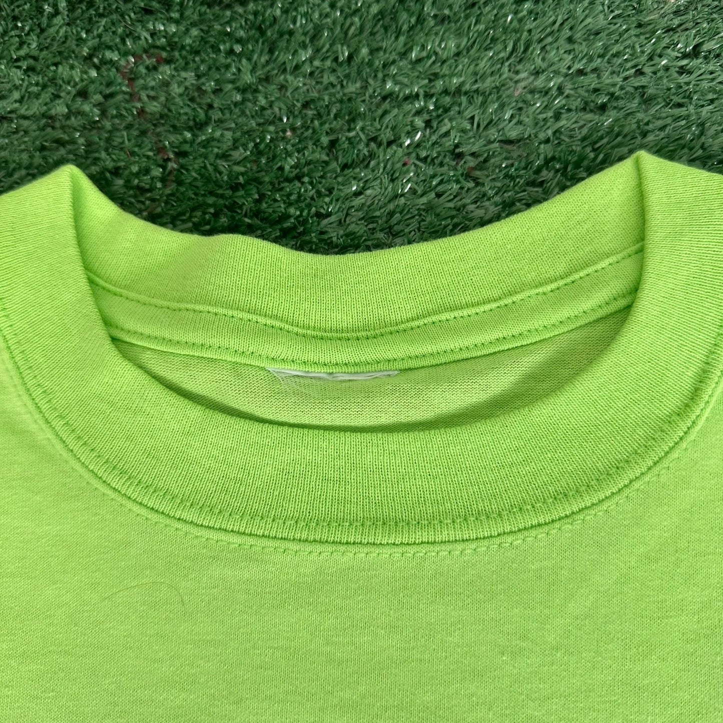 Vintage Y2K Moonshine Rod Run Car Show T-Shirt Lime Green M Classic Hot Rod