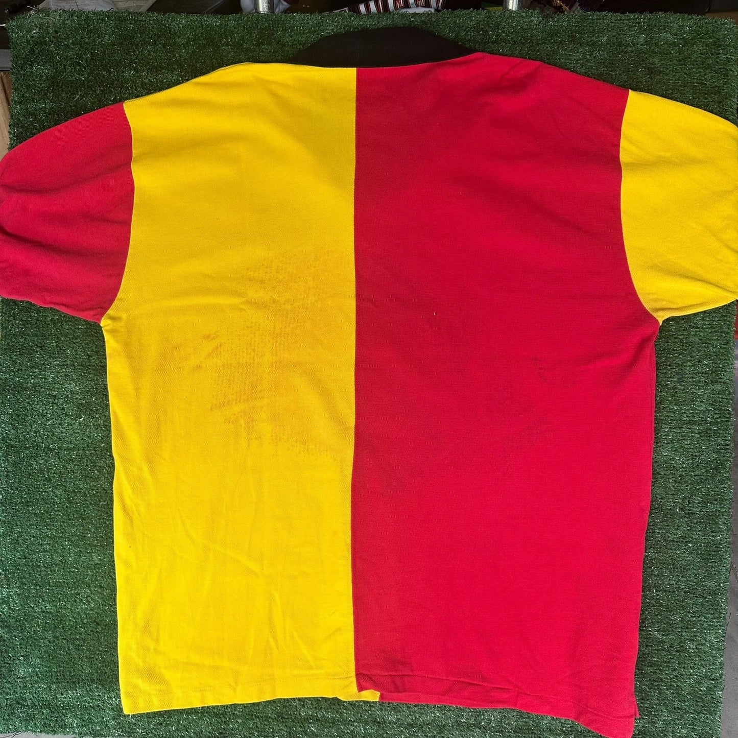 Vintage 90s NASCAR McDonald's Racing Team Polo Shirt Bill Elliott Two Tone XXL