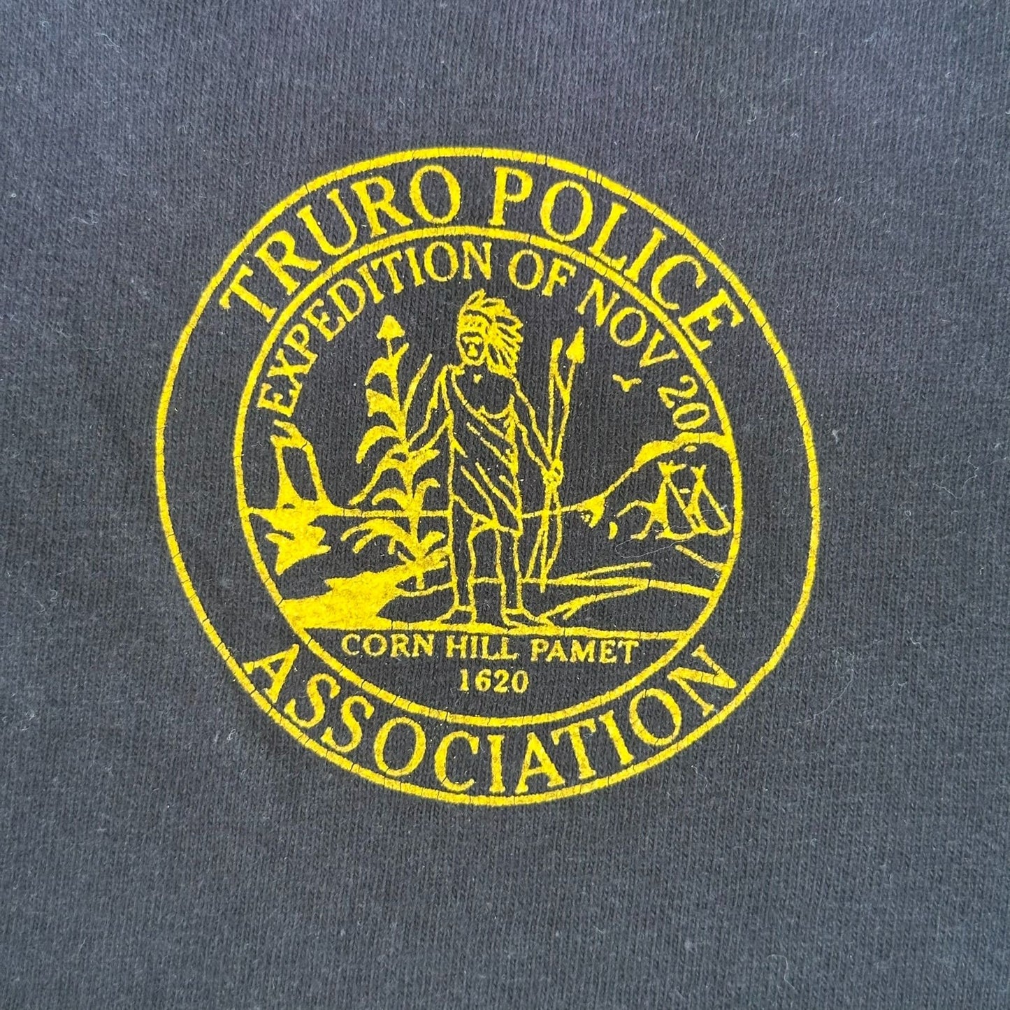 Vintage 90s Truro Police Association Enforcers T-Shirt Single Stitch Workwear L