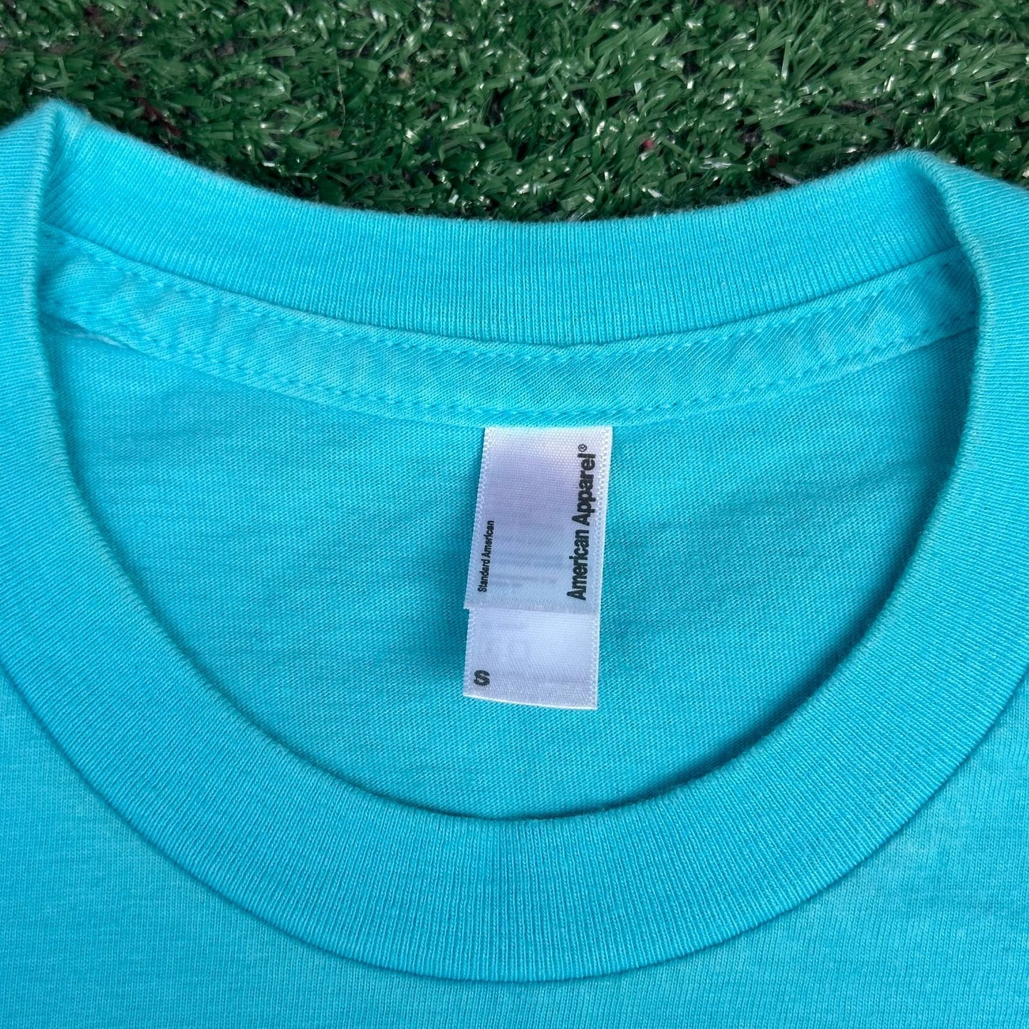 Vintage Y2K Apple Store Manager Employee T-Shirt Rare Tech Promo Quote Blue S
