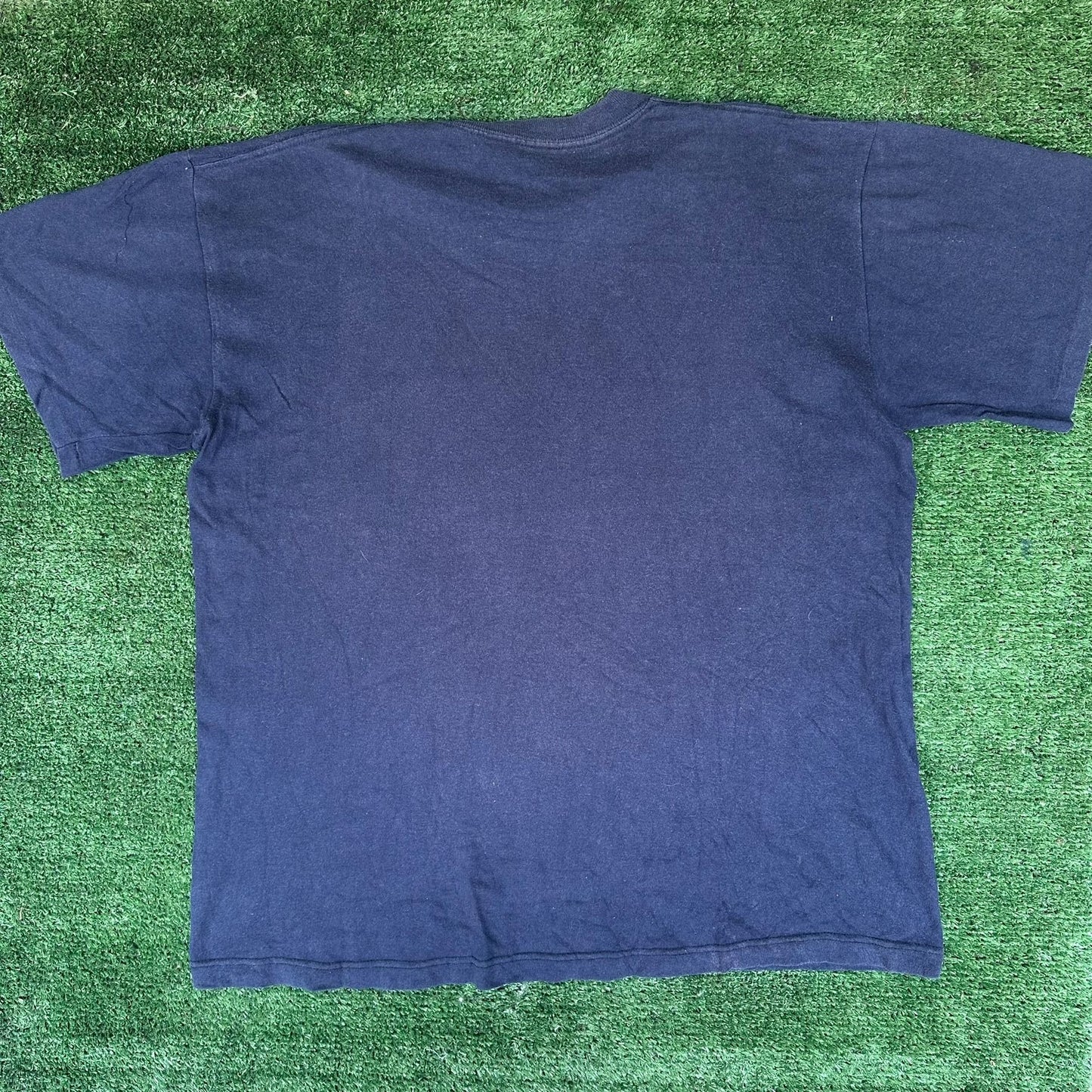 Vintage 90s Boston Red Sox T-Shirt Navy L 1997 MLB Baseball Single Stitch