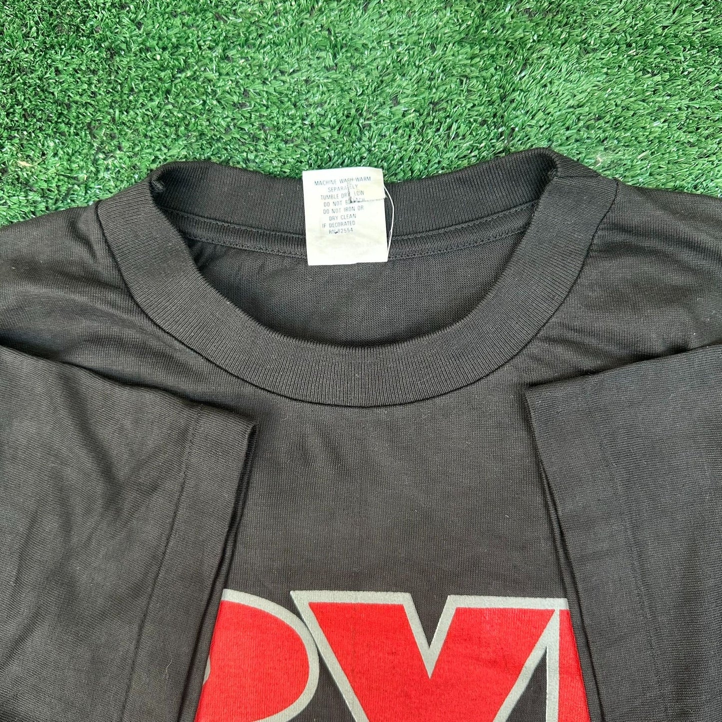 Vintage 90s Love Dad Father Humor T-Shirt Single Stitch Black L Novelty Quote