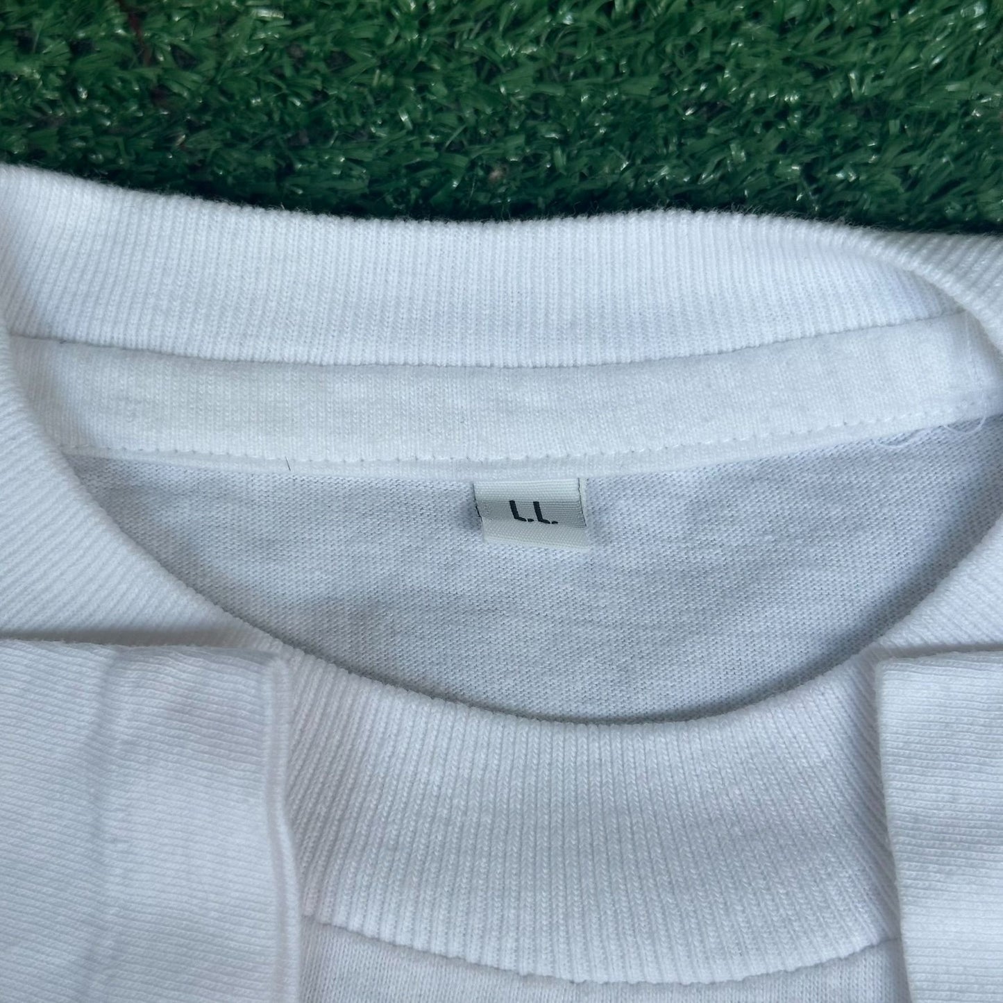 Vintage 90s Japanese Kanji Letters T-Shirt Single Stitch Punk Weeb Otaku White L