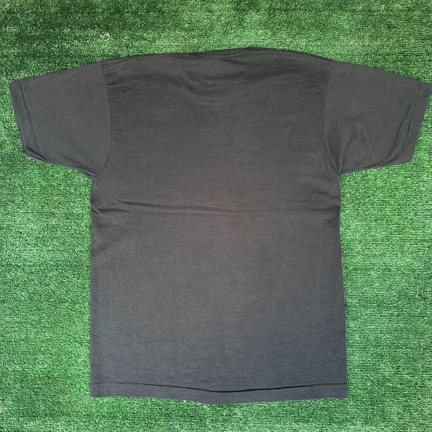 Vintage 80s Foreign Language Week T-Shirt Single Stitch Black M Academic Grunge