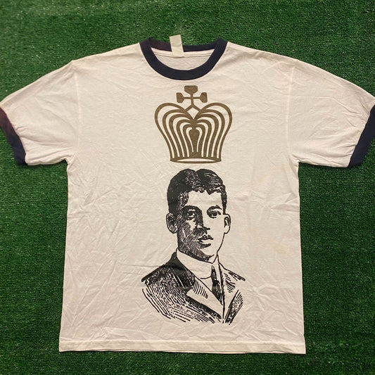 King Crown Face Vintage Art T-Shirt