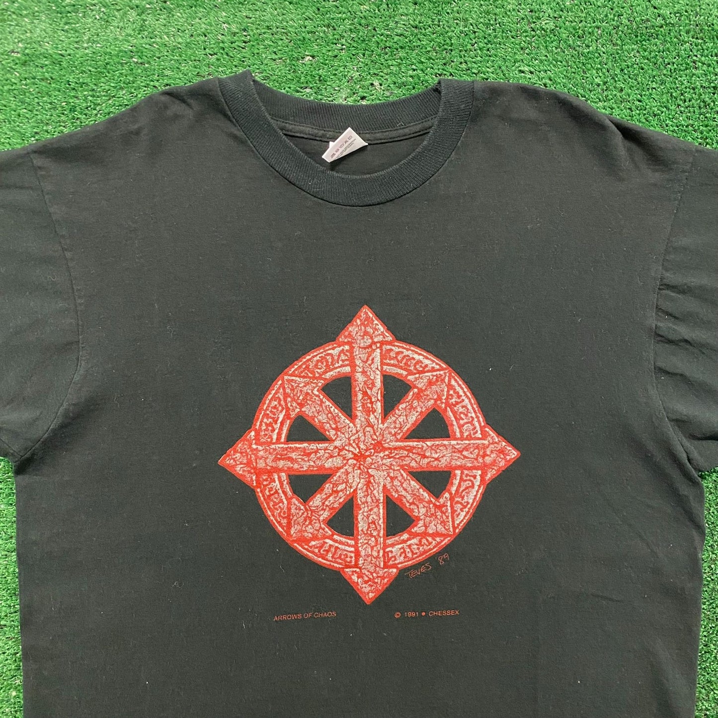 Arrows of Chaos Vintage 90s Pagan Cult Punk T-Shirt