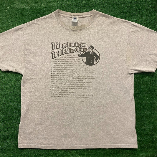 Police Humor Vintage Funny Cops T-Shirt
