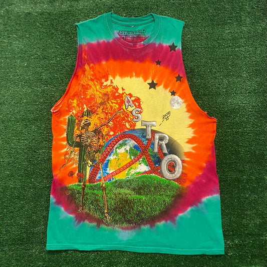 Travis Scott Astroworld Smiley Rap Hip Hop T-Shirt