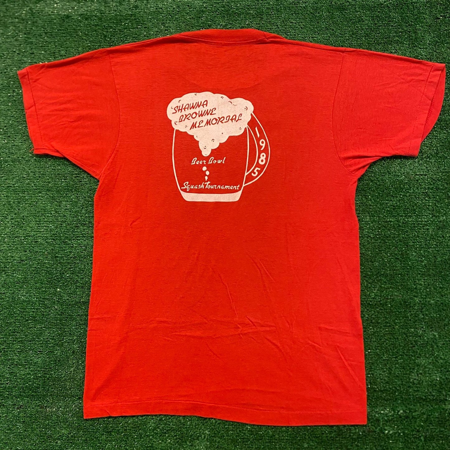 Beer Bowl Squash Tournament Vintage 80s T-Shirt