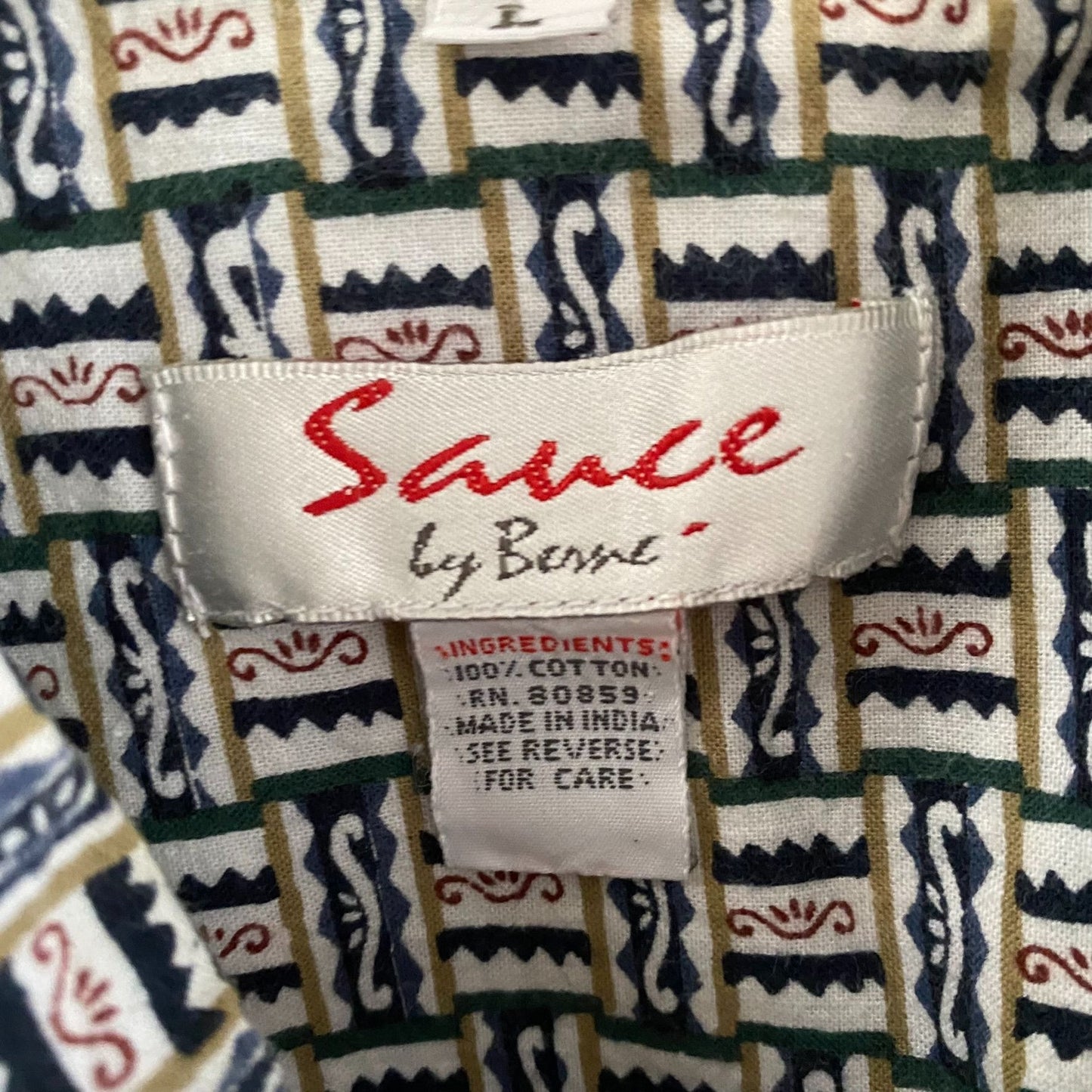 Sauce Vintage Geometric S/S Shirt