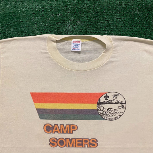 Boy Scouts Summer Camp Vintage 80s T-Shirt