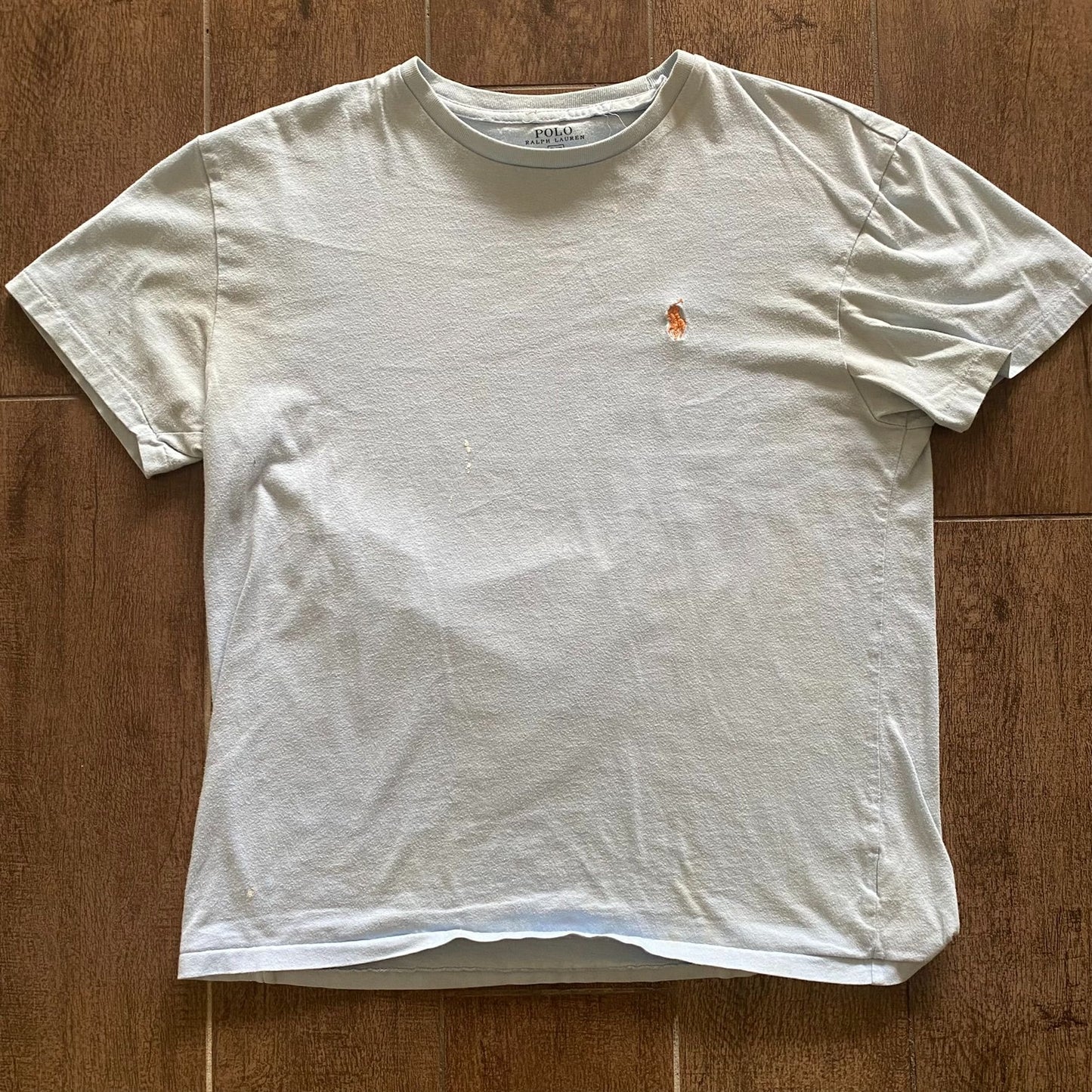 Distressed Painted Polo Ralph Lauren T-Shirt