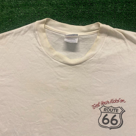 Route 66 Classic Cars Vintage T-Shirt