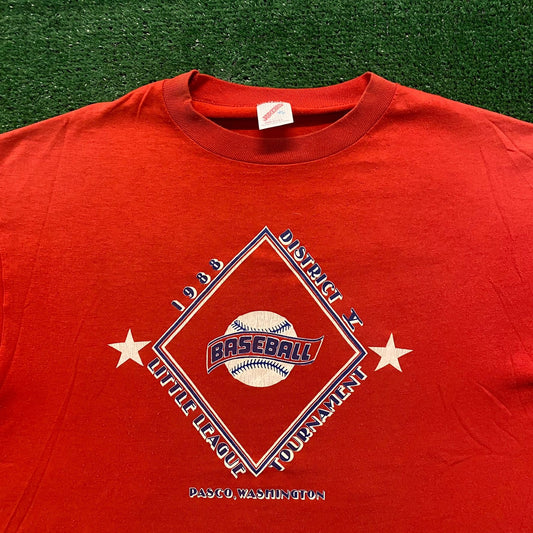 Vintage 80s Little League Baseball Single Stitch T-Shirt