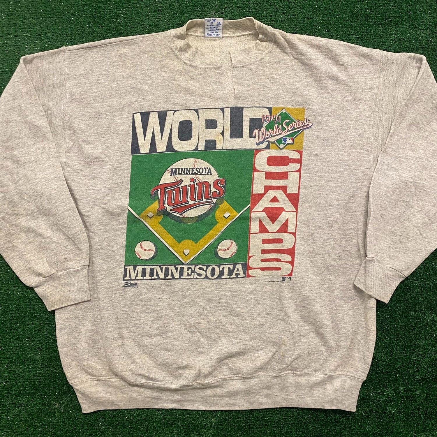 80s Vintage Minnesota Twins Mlb Baseball T-shirt SMALL 