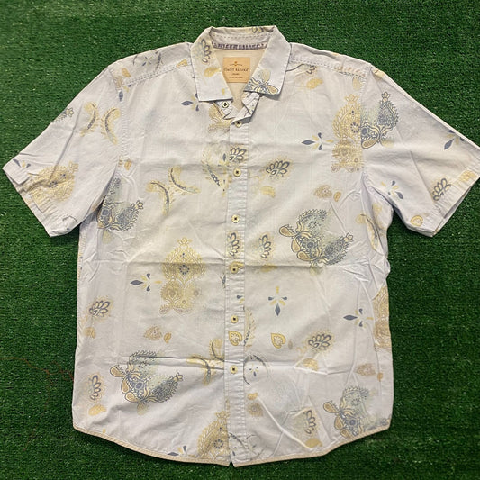 Tommy Bahama Paisley Floral Vintage Button Up Shirt