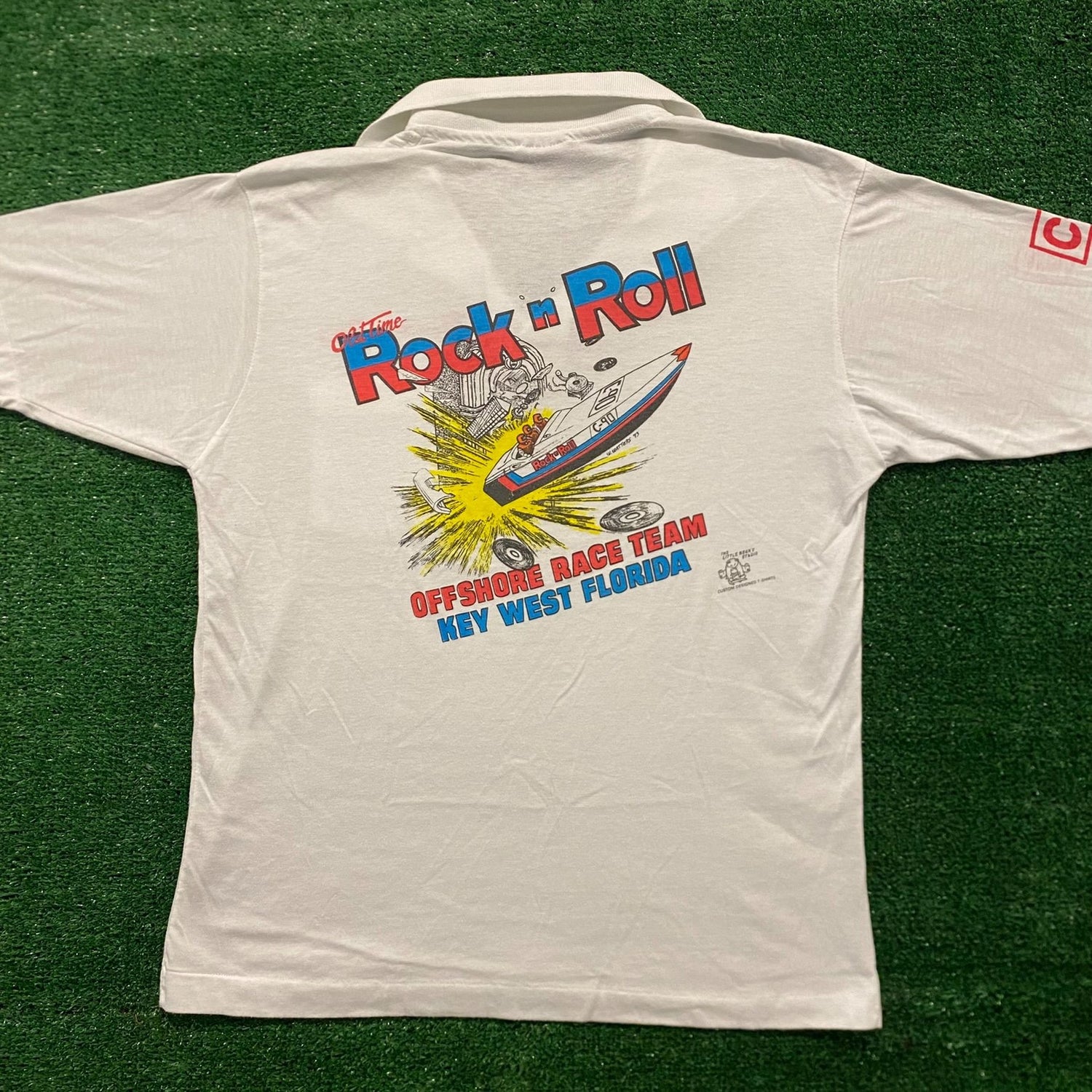 Key West Boat Racing Vintage 90s Polo Shirt – Agent Thrift