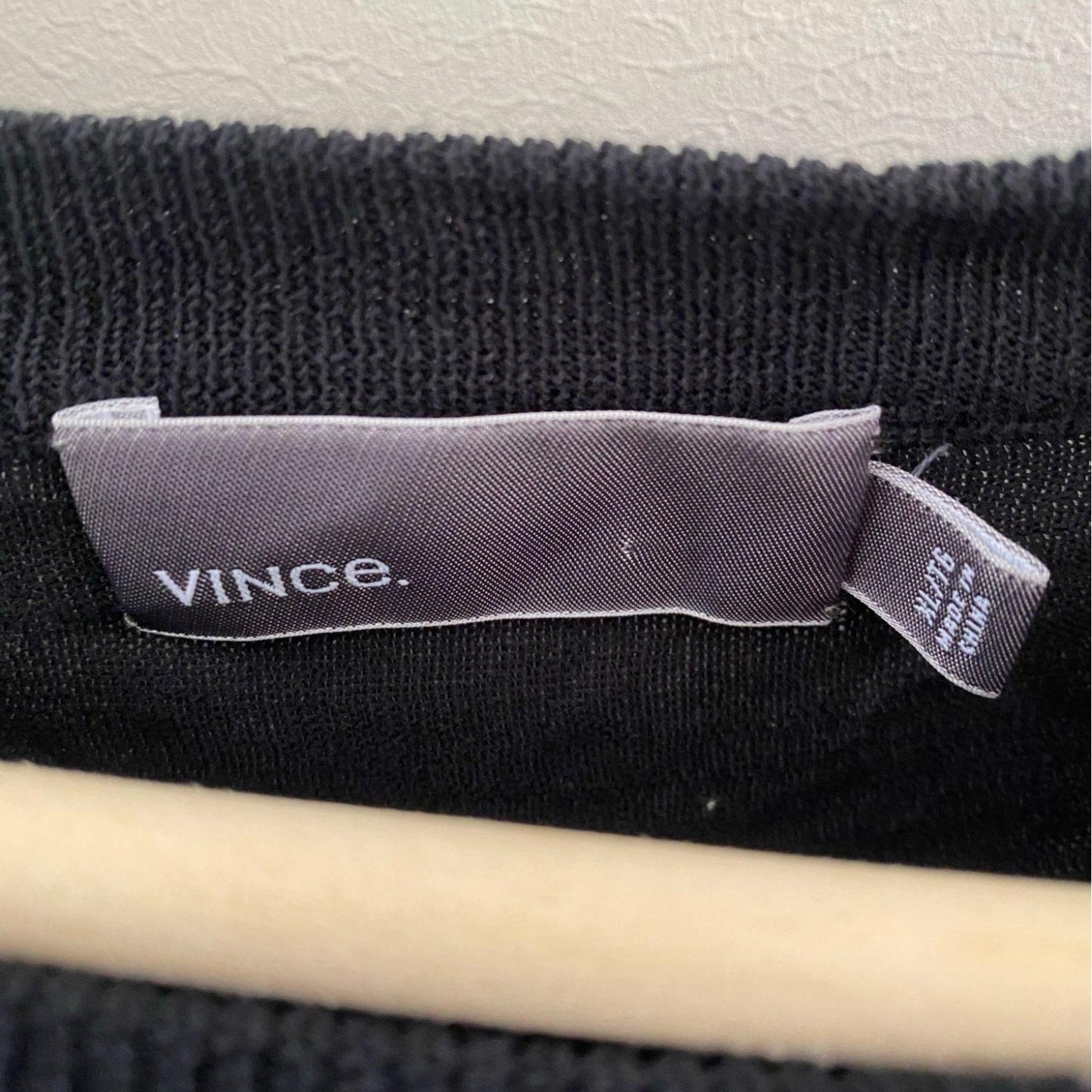 Vince Chest Stripe Crewneck Sweater