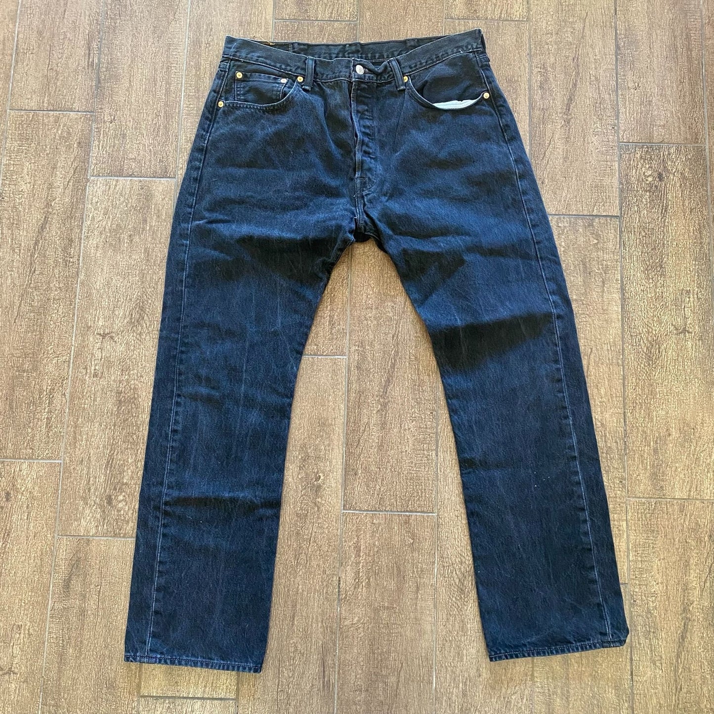 Levi 501 Straight Fit Jeans 38x32