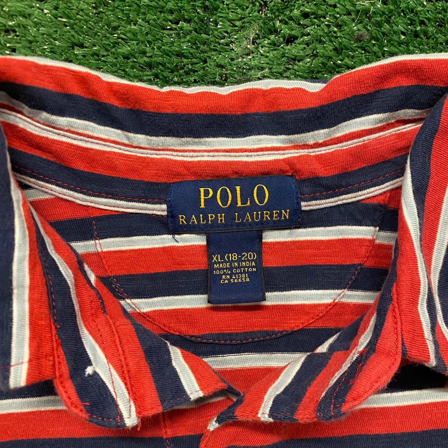 Ralph Lauren Basic Striped Polo Shirt