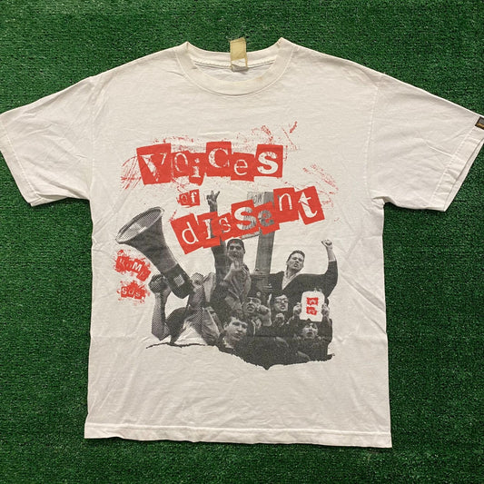 Voices of Dissent Vintage Punk Rock Band T-Shirt