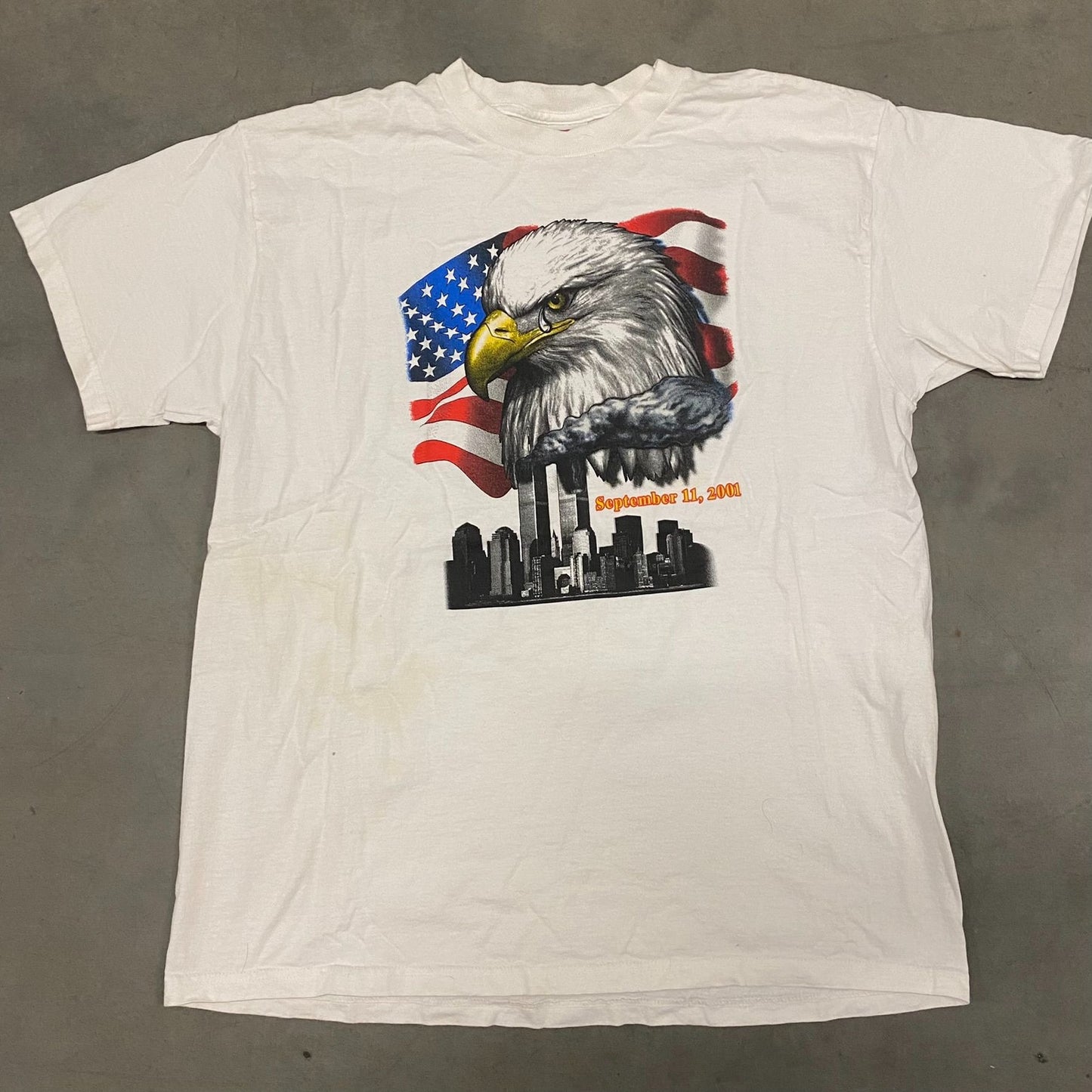 Eagle 9/11 USA Vintage T-Shirt