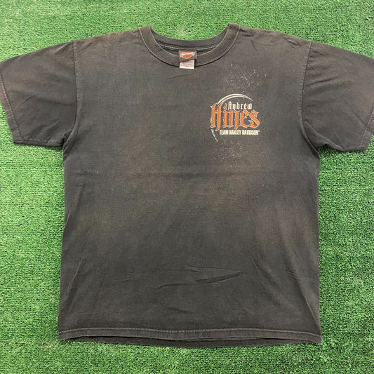 Harley Davidson Racing Vintage Biker T-Shirt