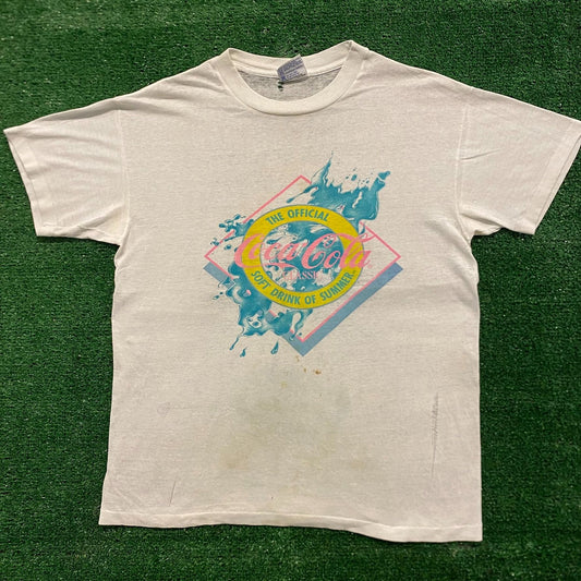 Coke Coca Cola Summer Vintage 90s Soda Junk Food T-Shirt