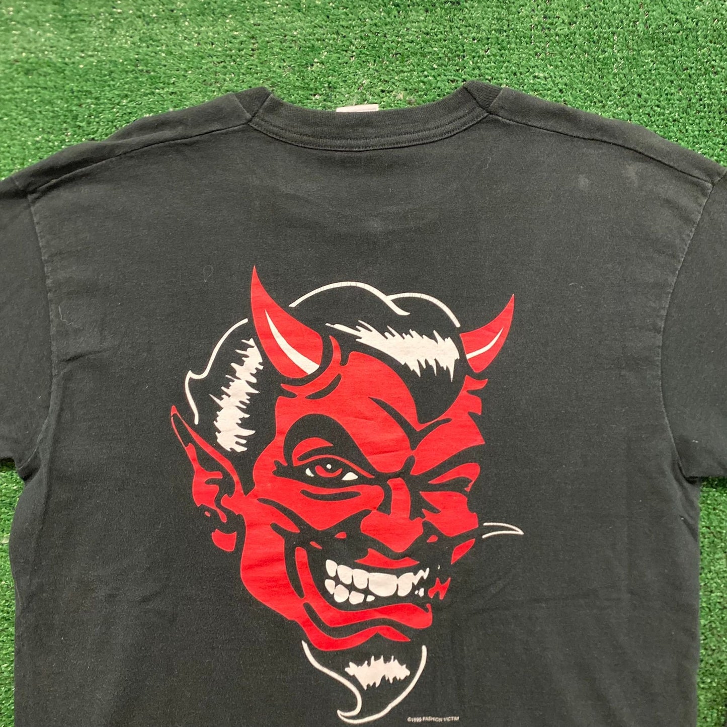 Fashion Victim Devil Vintage 90s Punk T-Shirt