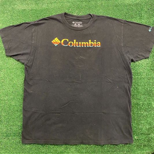 Columbia Sportswear Tri Color Vintage Outdoor T-Shirt