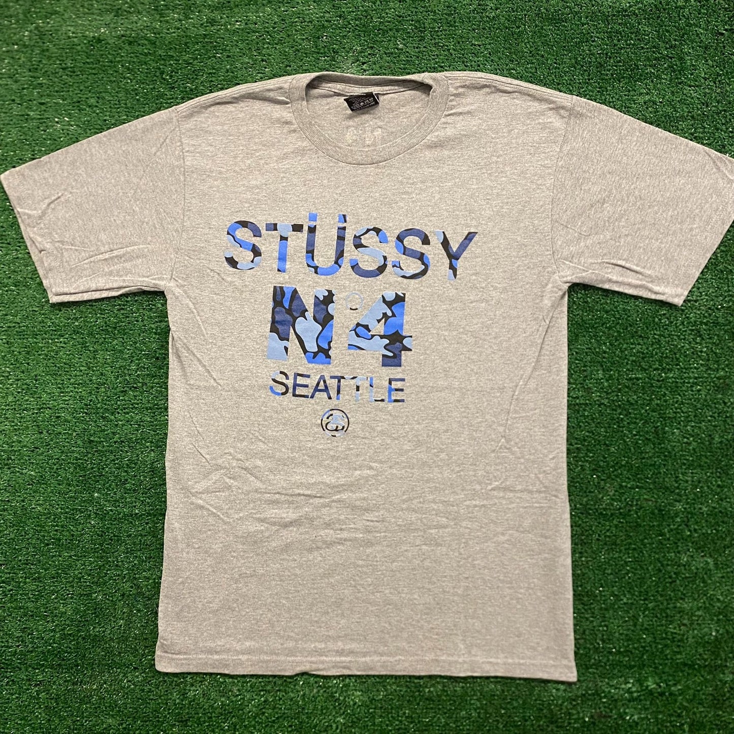 Stussy No. 4 Camo Vintage Skater T-Shirt