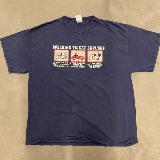 Speeding Ticket Excuses Vintage T-Shirt