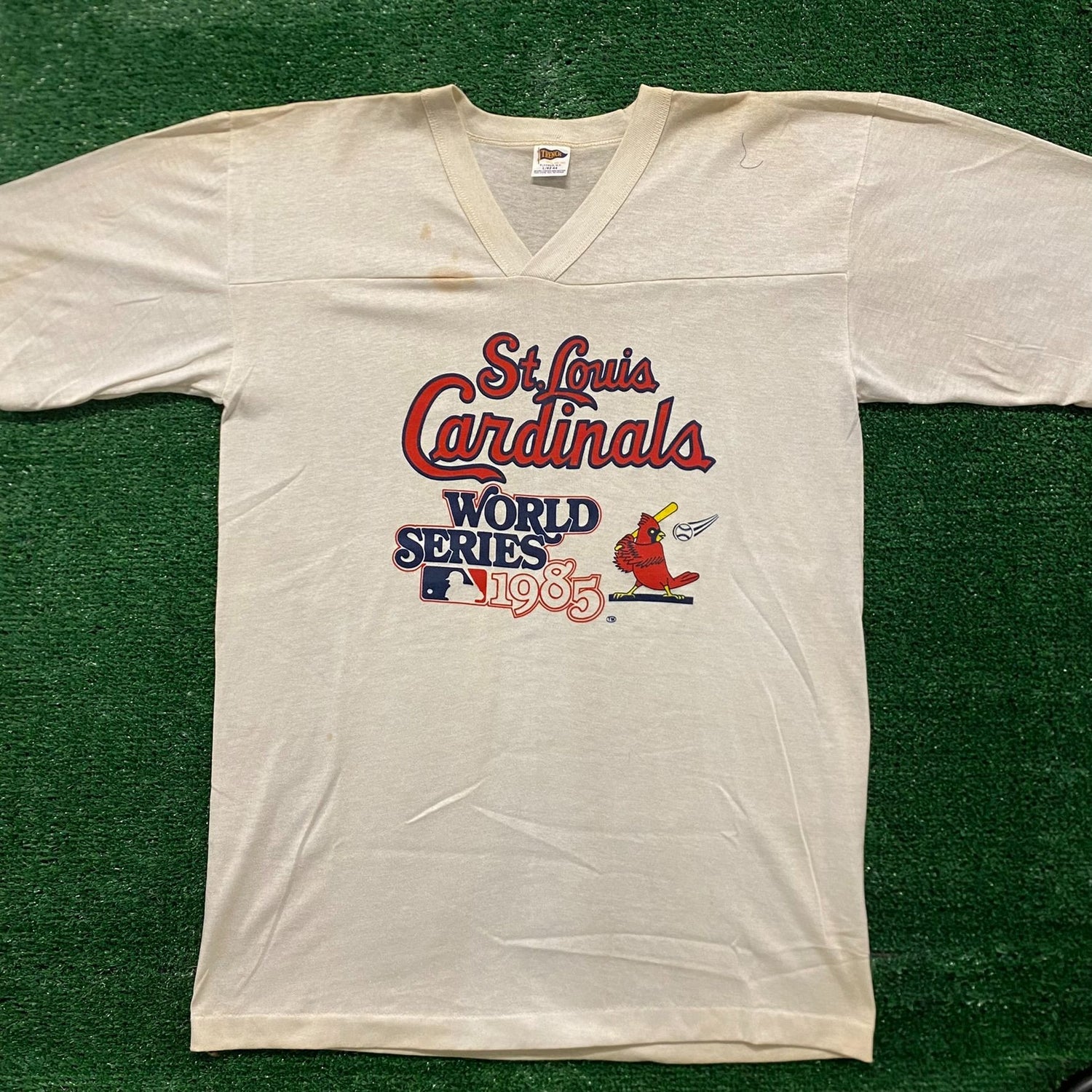 Vintage 1985 St. Louis Cardinals World Series Shirt Size 