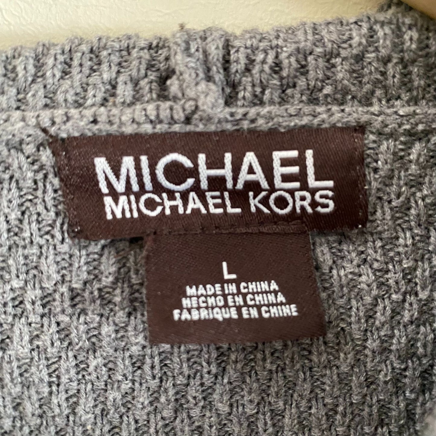 Michael Kors Knit Hooded Jacket