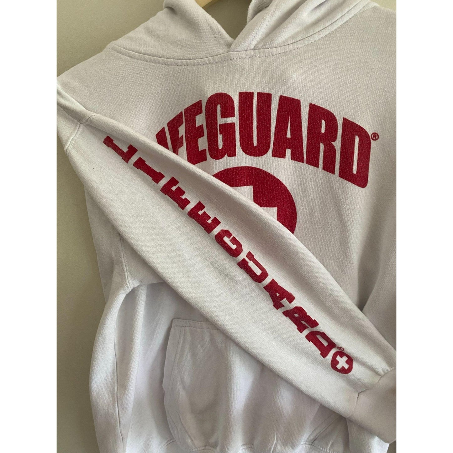 Men's White Red Key West Red Cross Lifeguard +  Hoodie  S