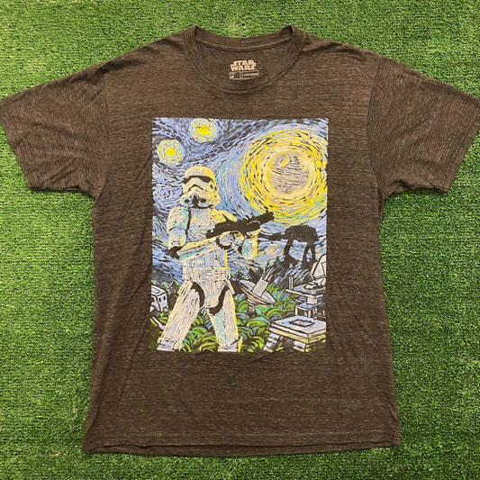 Star Wars Van Gogh Vintage Movie T-Shirt