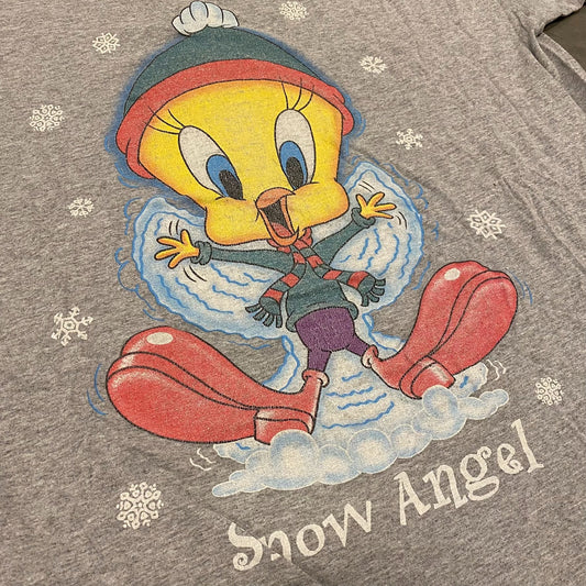 Tweety Snow Angel Vintage 90s T-Shirt
